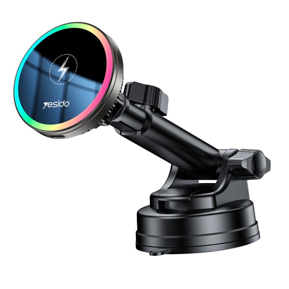 Levně Yesido Car Holder s bezdrátovým nabíjením C315 pro výdech/dash černý