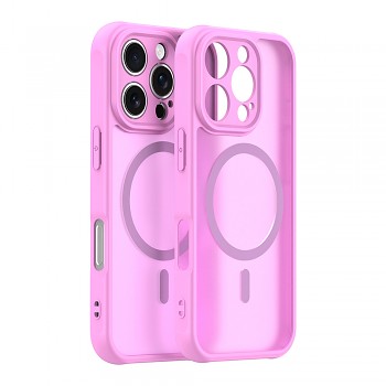 Techsuit HaloFrost II MagSafe pro iPhone 16 Pro růžová