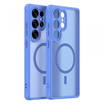 Techsuit HaloFrost II MagSafe pro Samsung Galaxy S25 Ultra nebesky modrá