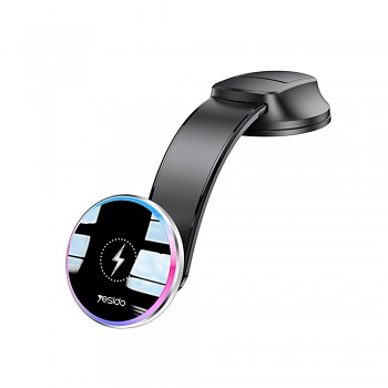 Yesido Car Holder s bezdrátovým nabíjením C292 na palubní desku černý