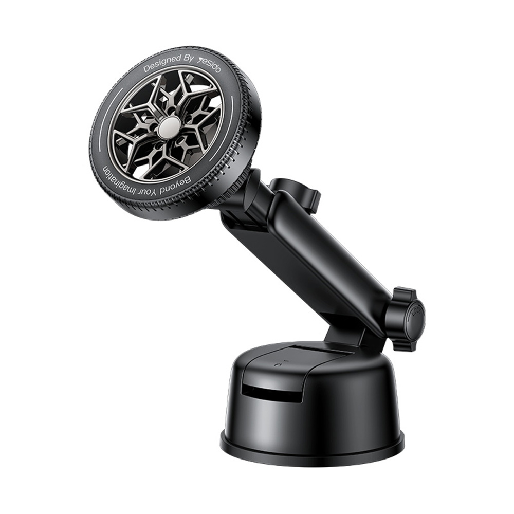 Levně Yesido Car Holder C266 Magnetický N52 na palubní desku černý 4.7-7.2 palce
