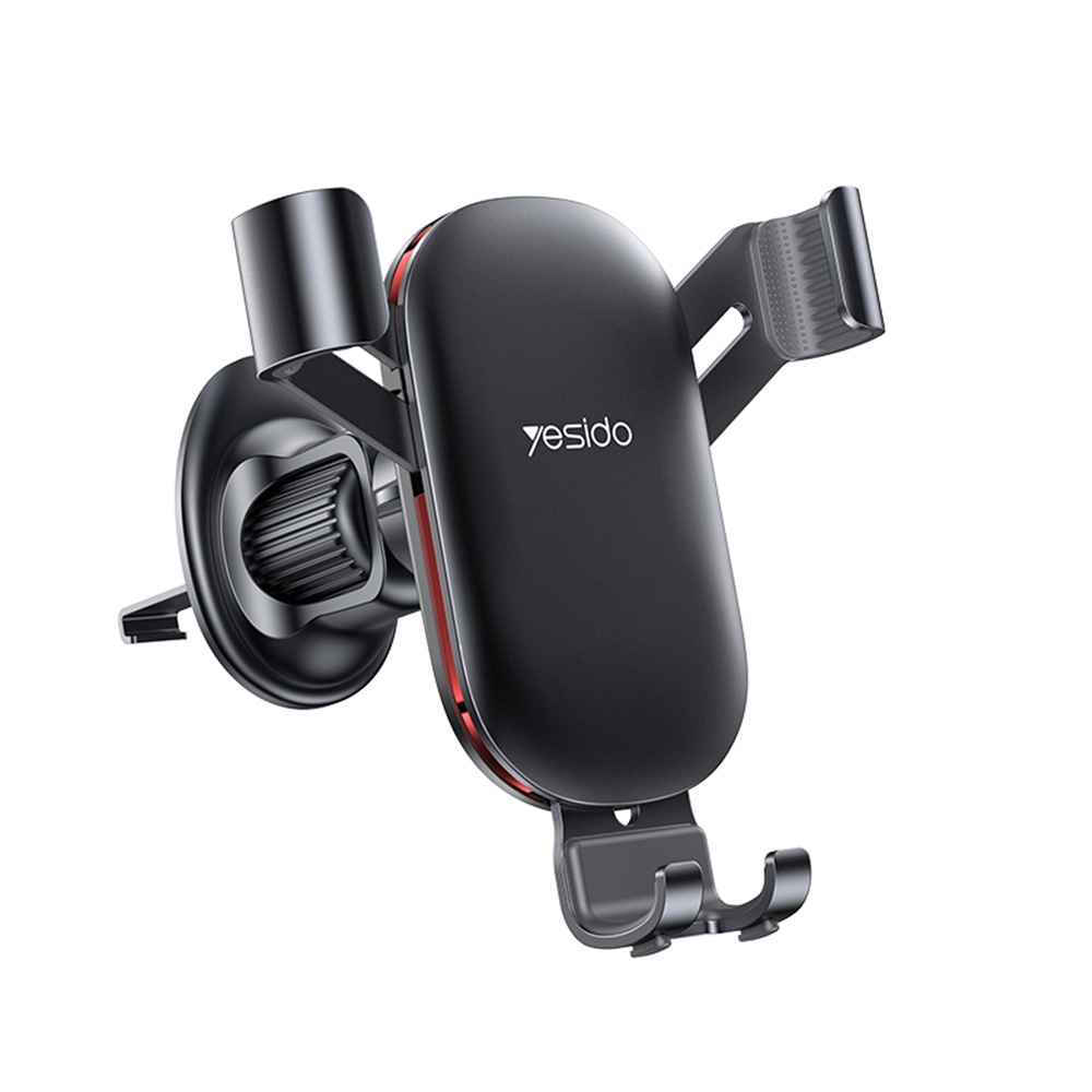 Levně Yesido Car Holder C243 do ventilace s háčkem černý
