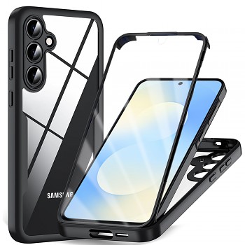 Techsuit ColorVerse 360 Series + Ochranné sklo Samsung Galaxy S25 FE černá