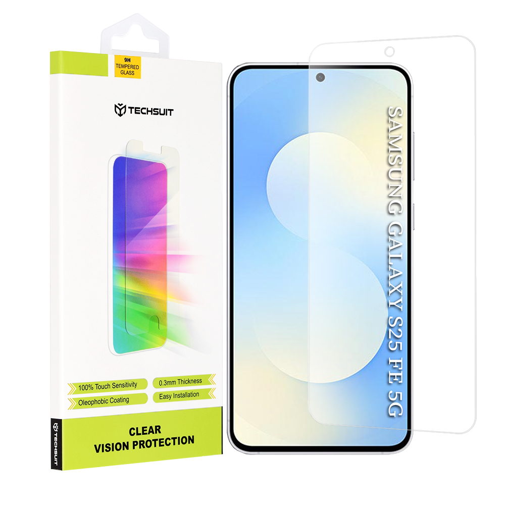 Levně Techsuit Clear Vision Glass pro Samsung Galaxy S25 FE průhledný
