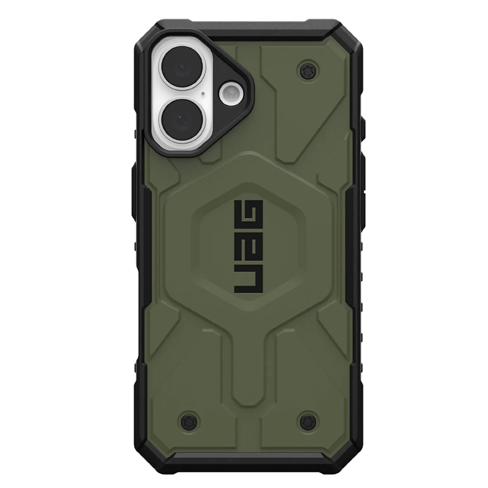 UAG Pathfinder MagSafe pro iPhone 17 v olivové barvě