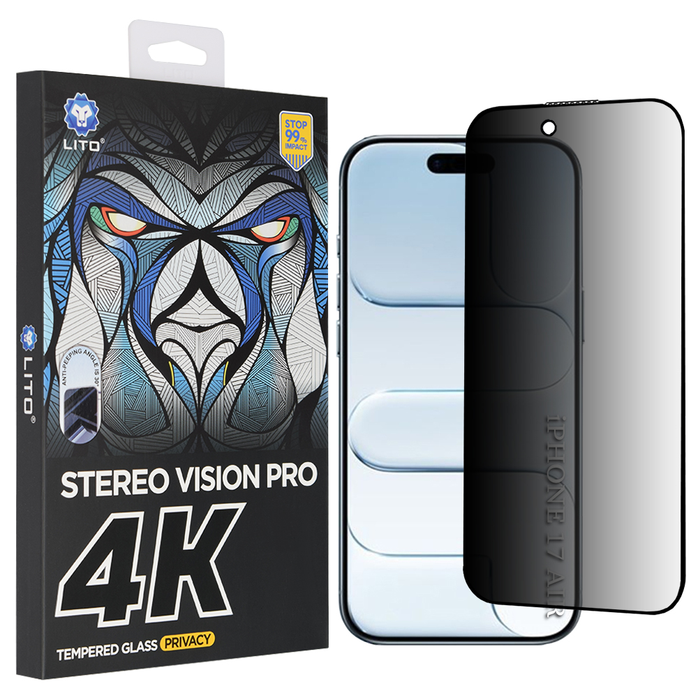 Lito D+ Max 4K Privacy pro iPhone 17 Air černý
