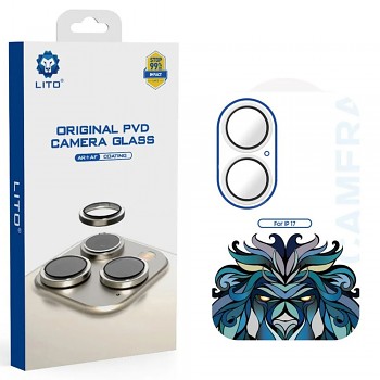 Lito Titanium AR sklo na fotoaparát iPhone 17 stříbrné