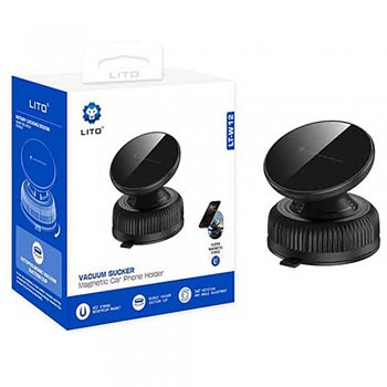 Lito Car Holder LT-W12 na palubní desku magnetický s přísavkou černý