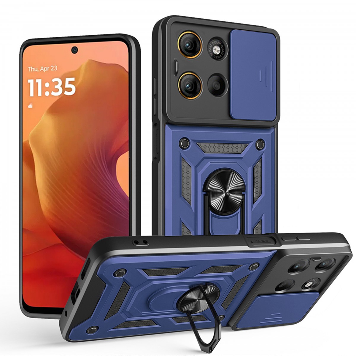 Levně Techsuit CamShield Series pro Motorola Moto G15 G15 Power modrá