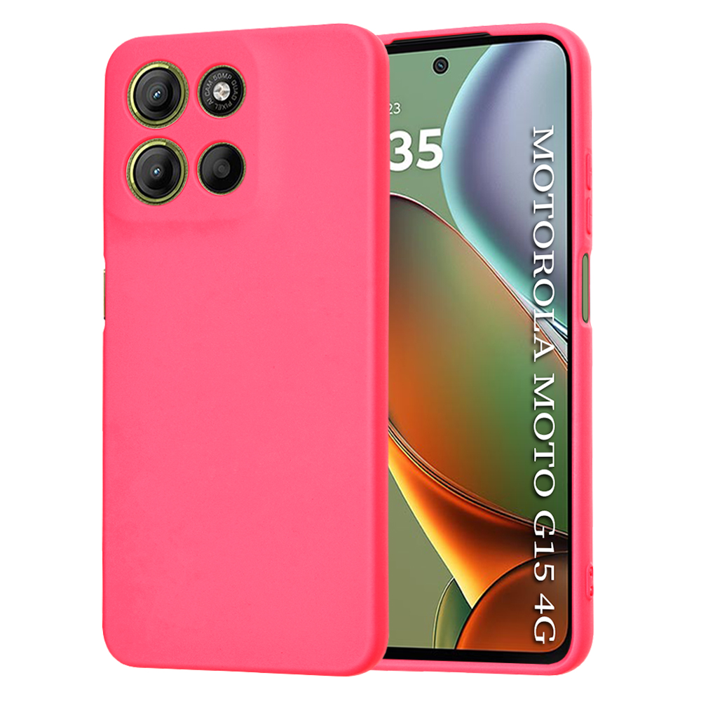 Levně Techsuit SoftFlex pro Motorola Moto G15 G15 Power růžová