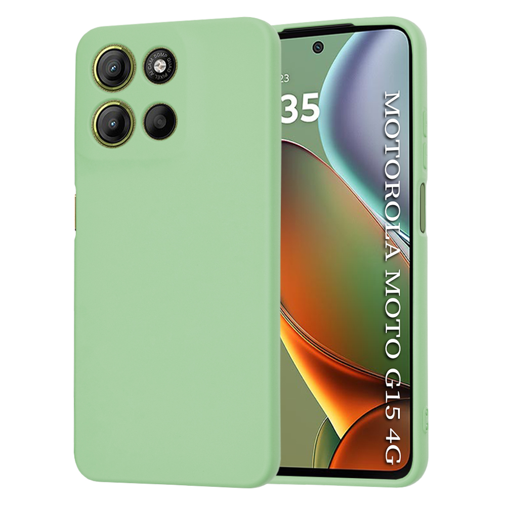 Levně Pouzdro Techsuit SoftFlex pro Motorola Moto G15 G15 Power mátově zelené