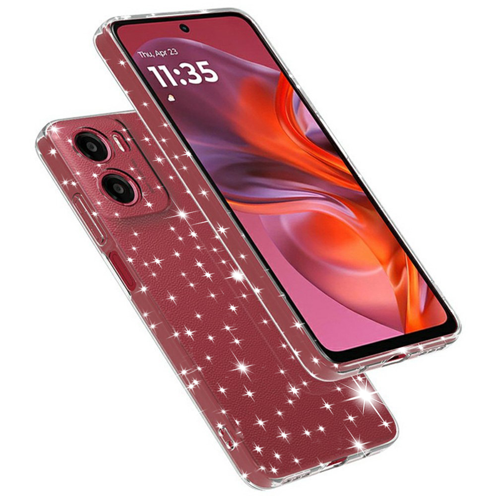 Levně Techsuit SparkleSkin Series Motorola Moto G05 E15 průhledný obal