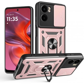 Techsuit CamShield Series Motorola Moto G05 E15 růžově zlatý obal