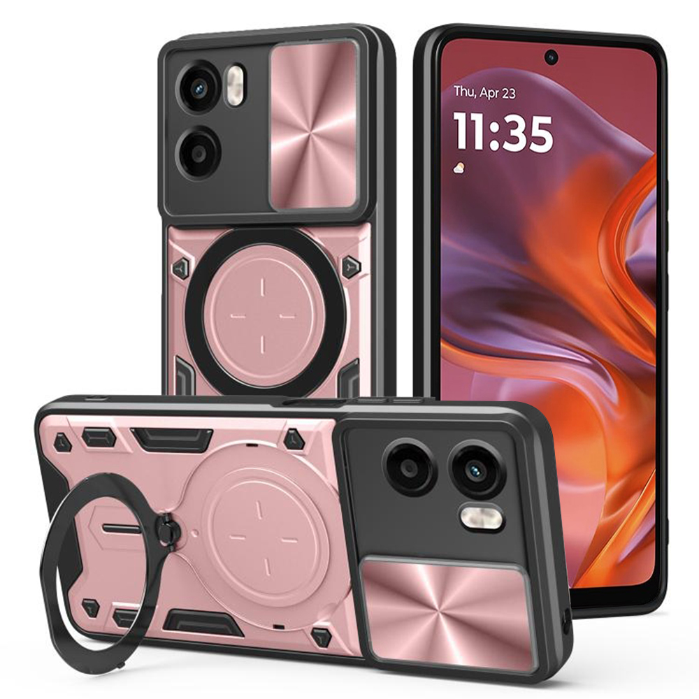 Levně Ochranný kryt Techsuit CamGuard Pro pro Motorola Moto G05 E15 růžově zlatý