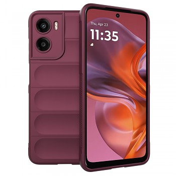 Ochranný kryt Techsuit Magic Shield pro Motorola Moto G05 E15 bordó