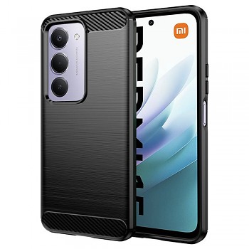 Techsuit Carbon Silicone pro Xiaomi Redmi 15 4G / 5G černý