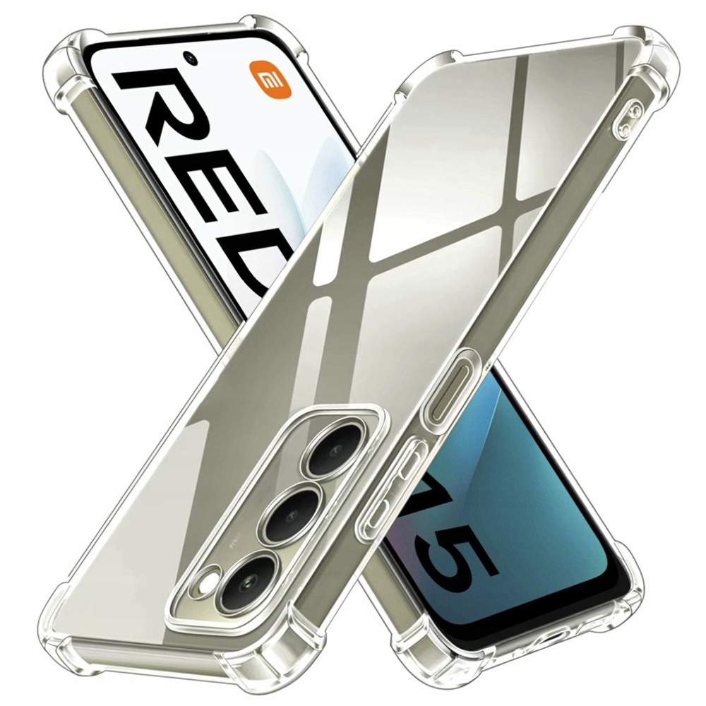 Levně Techsuit Shockproof průhledný silikon pro Xiaomi Redmi 15 4G 5G průhledný