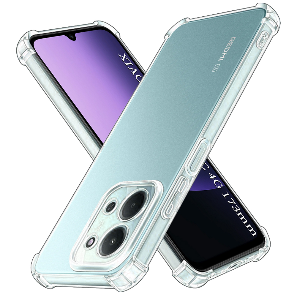 Levně Techsuit - nárazuvzdorný čirý silikon - Xiaomi Redmi 15C 4G / 5G - čirý