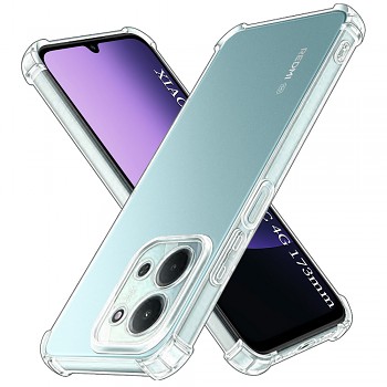 Techsuit - nárazuvzdorný čirý silikon - Xiaomi Redmi 15C 4G / 5G - čirý
