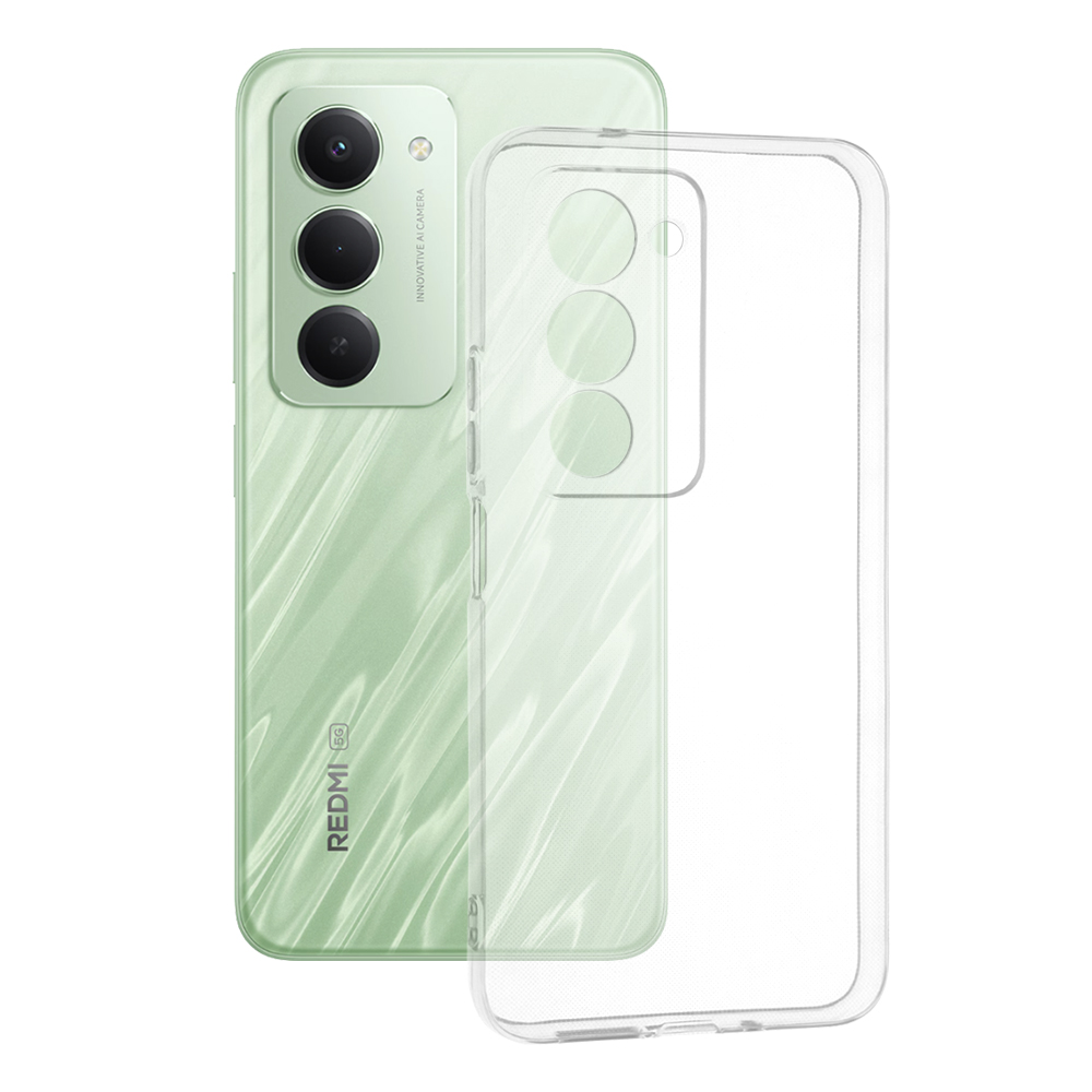 Levně Techsuit silikonový obal Xiaomi Redmi 15 4G / Redmi 15 5G průhledný