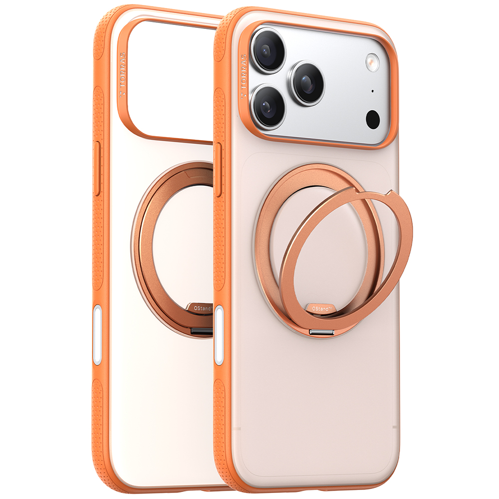 Levně Torras Ostand R Fitness Series iPhone 17 Pro Max Oranžová
