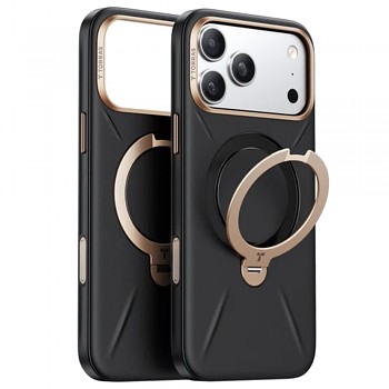 Torras QPRO Leather Series iPhone 17 Pro černý