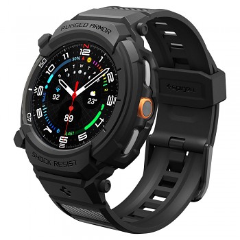 Spigen Rugged Armor Pro pro Samsung Galaxy Watch8 Classic matná černá
