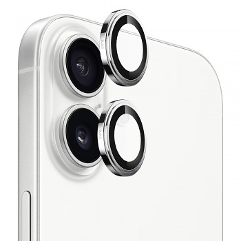 Blueo Sapphire Crystal Original sklo objektivu iPhone 17 stříbrná