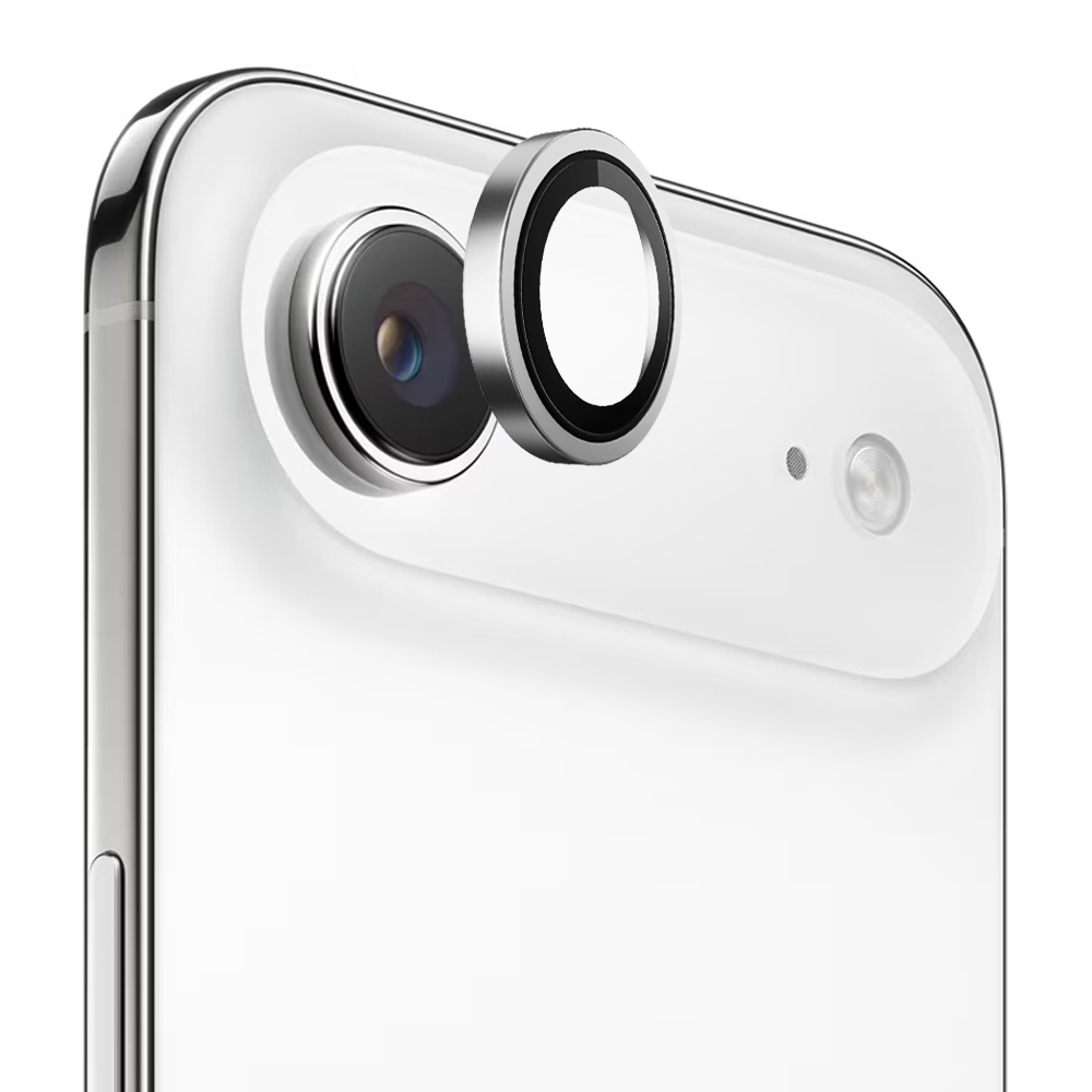 Levně Blueo Original Metal Frame Lens Glass iPhone 17 Air stříbrná