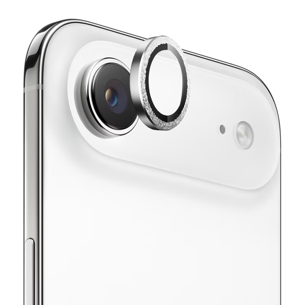 Levně Blueo Original Metal Frame Lens Glass iPhone 17 Air Stříbrný Diamant