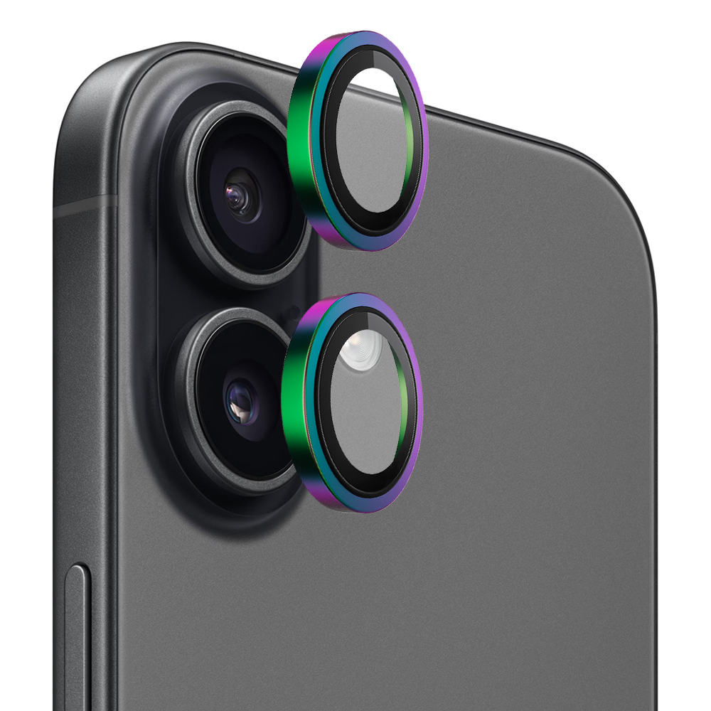 Levně Blueo Original Metal Frame Lens Glass iPhone 17 barevný