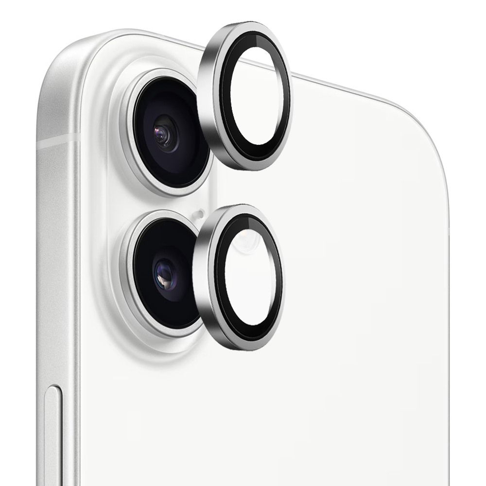 Levně Blueo Original Metal Frame Lens Glass iPhone 17 Stříbrná