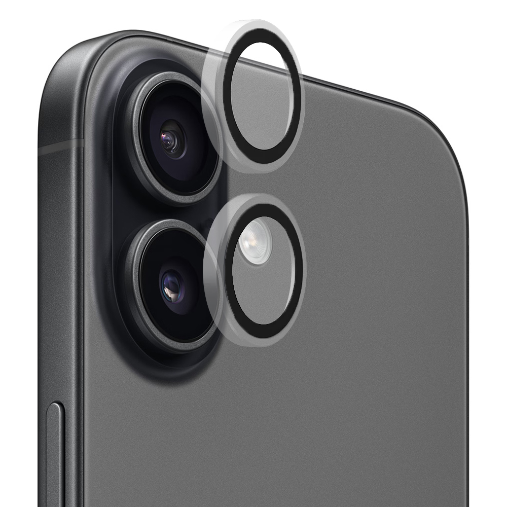 Levně Blueo Original Metal Frame Lens Glass iPhone 17 Průhledný