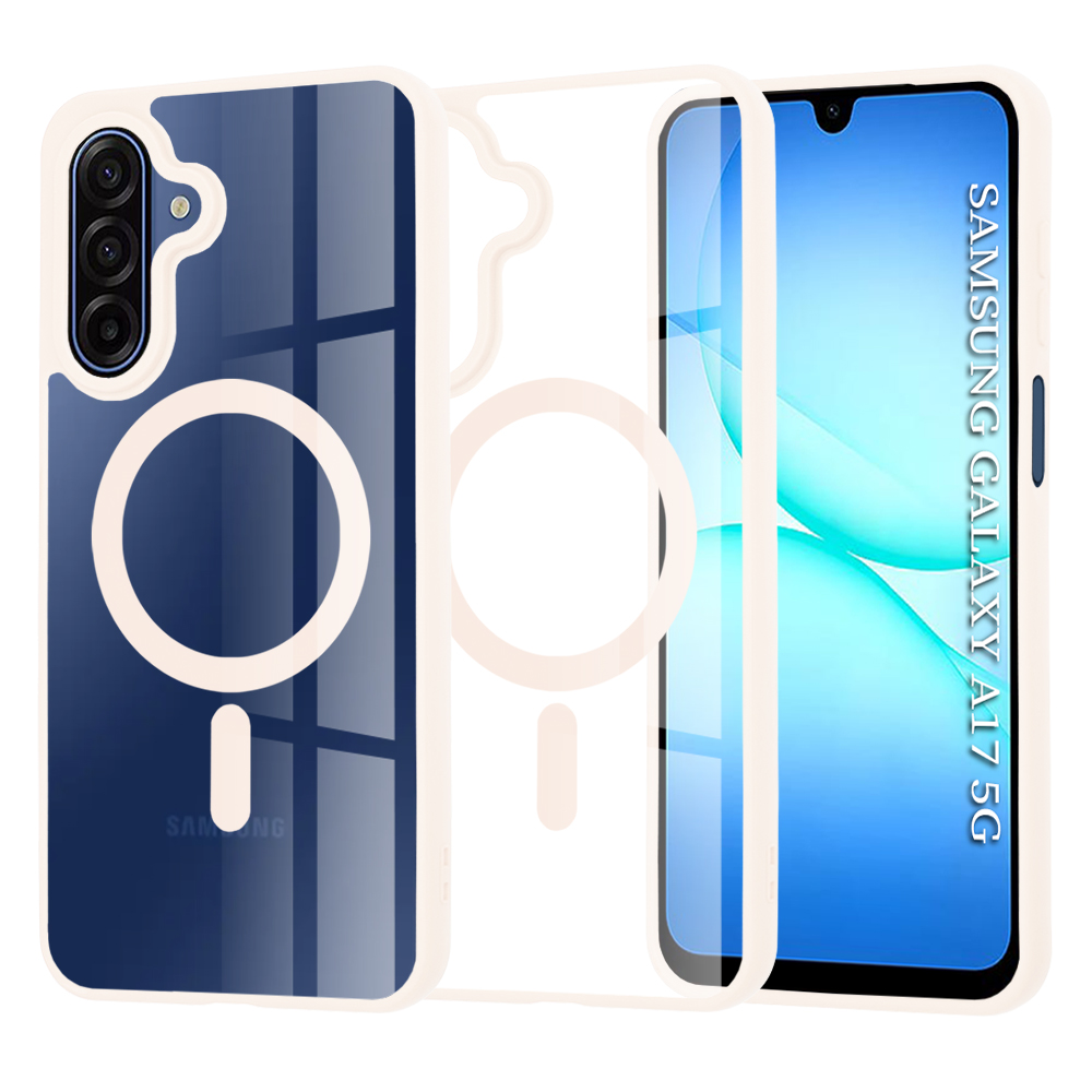 Levně Techsuit MagSafe Pro pro Samsung Galaxy A17 5G A17 4G v růžové barvě