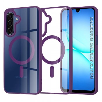 Techsuit MagSafe Pro pro Samsung Galaxy A17 5G A17 4G fialová