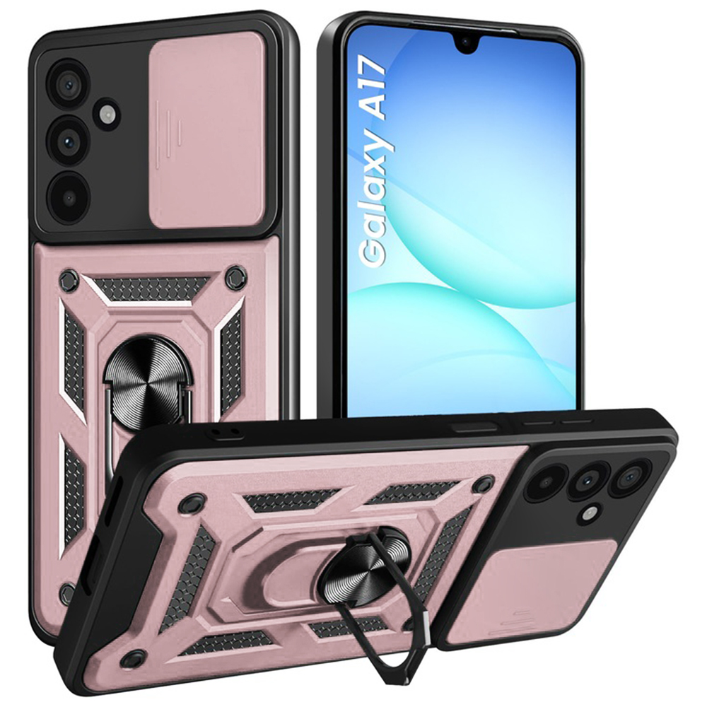 Levně Techsuit CamShield Series Samsung Galaxy A17 5G / A17 4G růžově zlatý