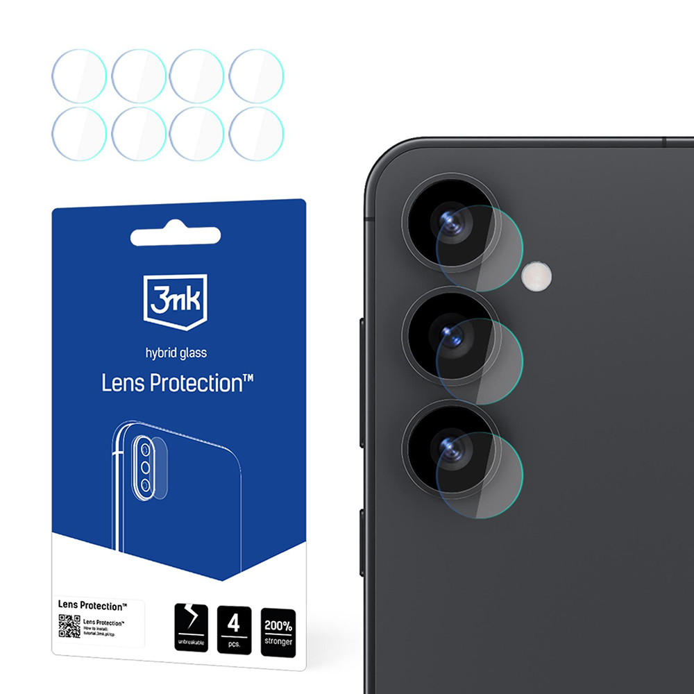Levně 3mk Lens Protection (4 pack) Samsung Galaxy S25 čirý