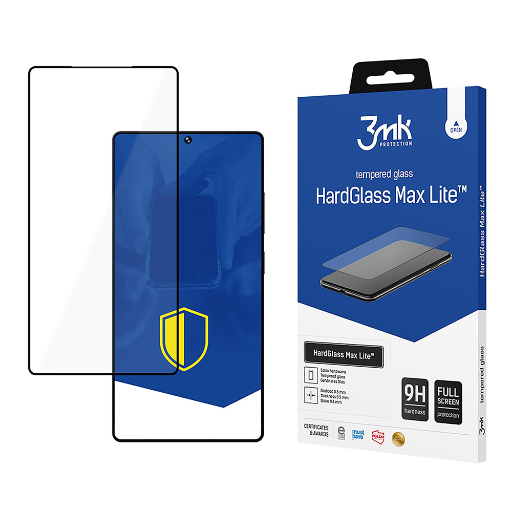 Levně 3mk HardGlass Max Lite tvrzené sklo Samsung Galaxy S25 Ultra černá