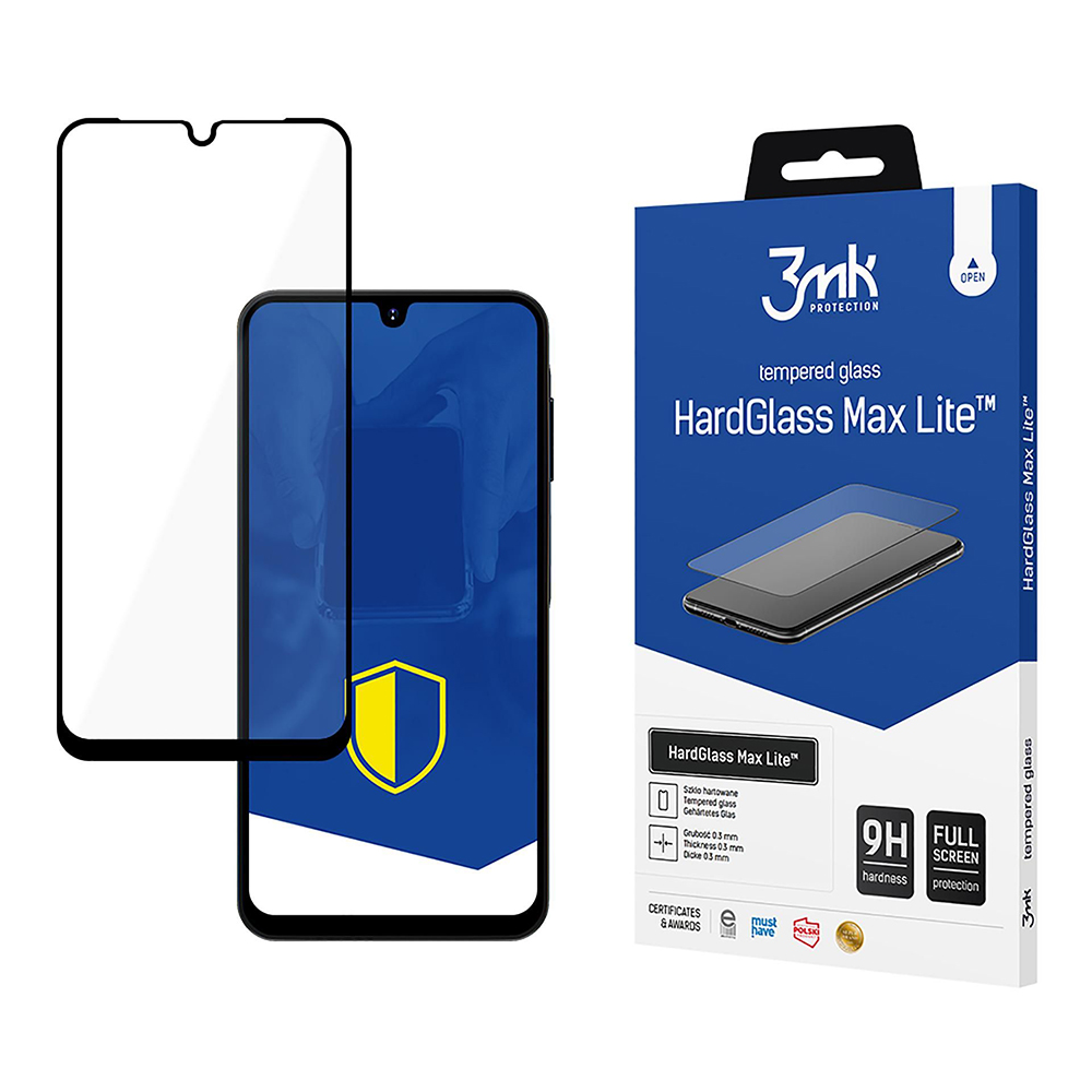 Levně 3mk HardGlass Max Lite tvrzené sklo Samsung Galaxy A16 A26 A17 černé