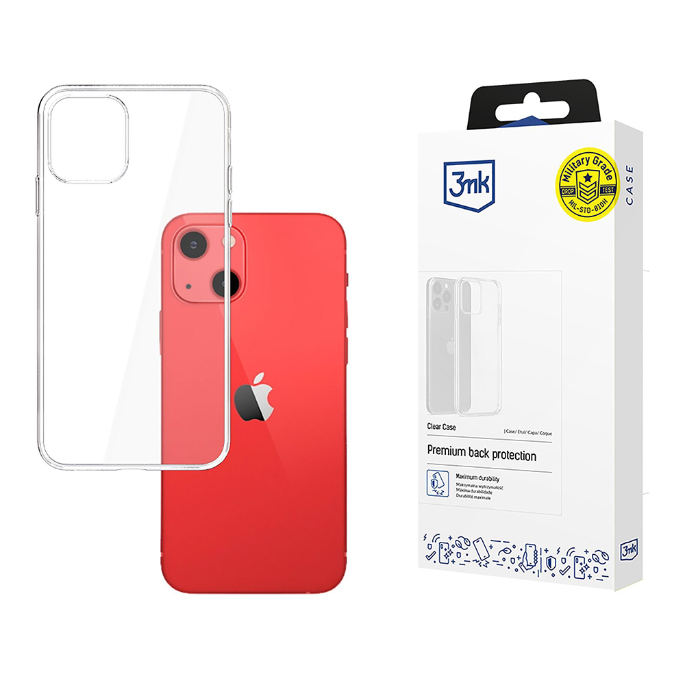 Levně 3mk Clear Case iPhone 13 Průhledný