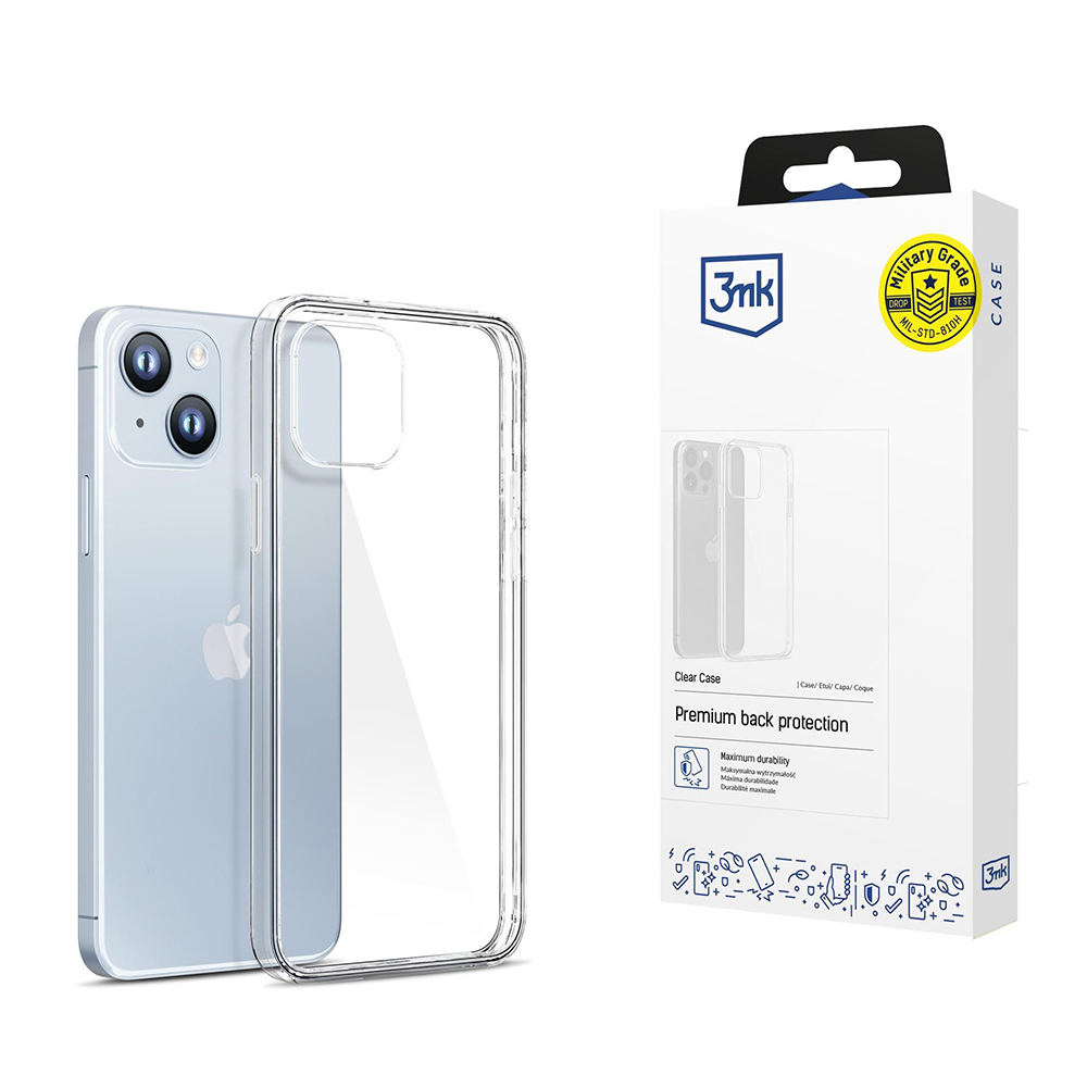Levně 3mk Clear Case pro iPhone 14 průhledný
