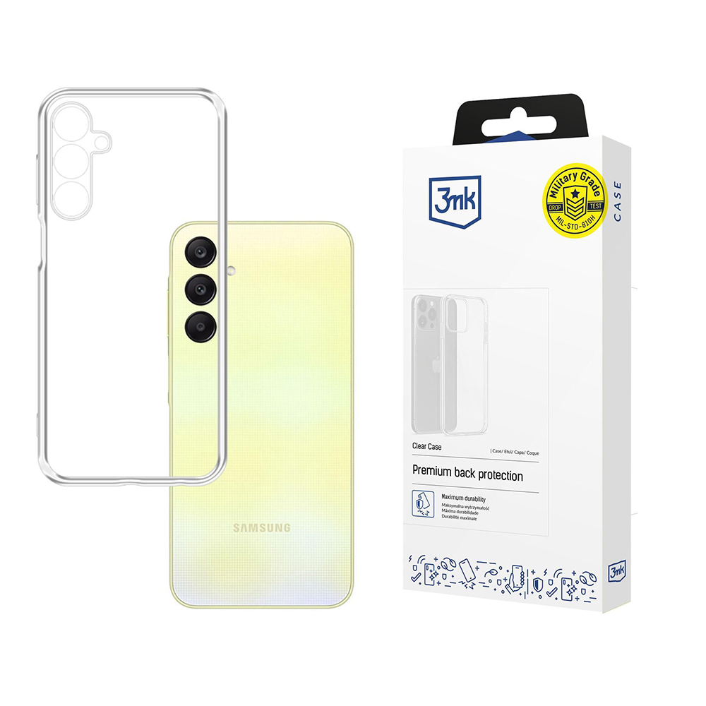 Levně 3mk Clear Case pro Samsung Galaxy A25 5G průhledný