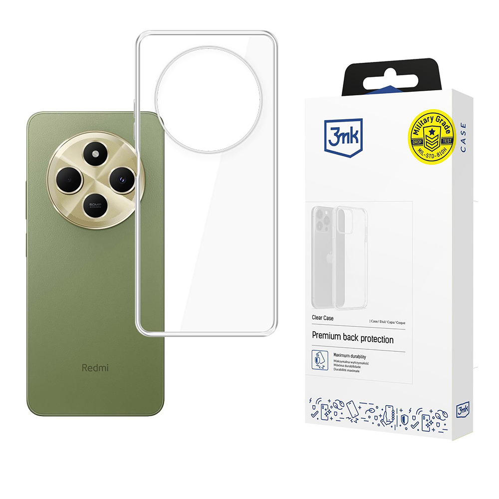 Levně 3mk Clear Case pro Xiaomi Redmi 14C průhledný