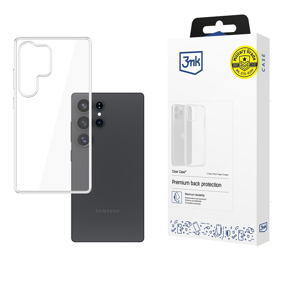 Levně 3mk Clear Case Samsung Galaxy S25 Ultra Průhledný