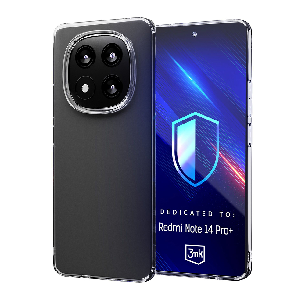 Levně 3mk Clear Case pro Xiaomi Redmi Note 14 Pro+ 5G průhledný