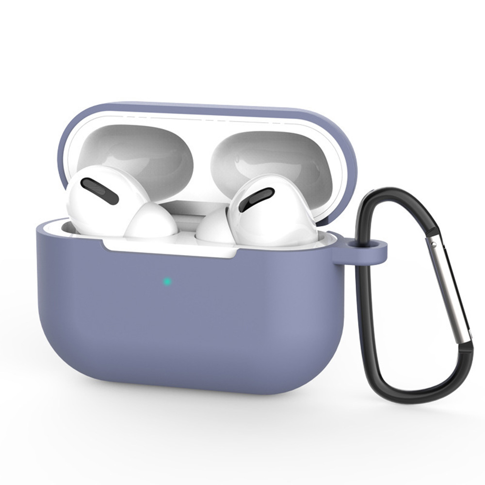 Levně Techsuit silikonové pouzdro pro AirPods Pro 3 hladký ultratenký materiál Mitternachtsblau