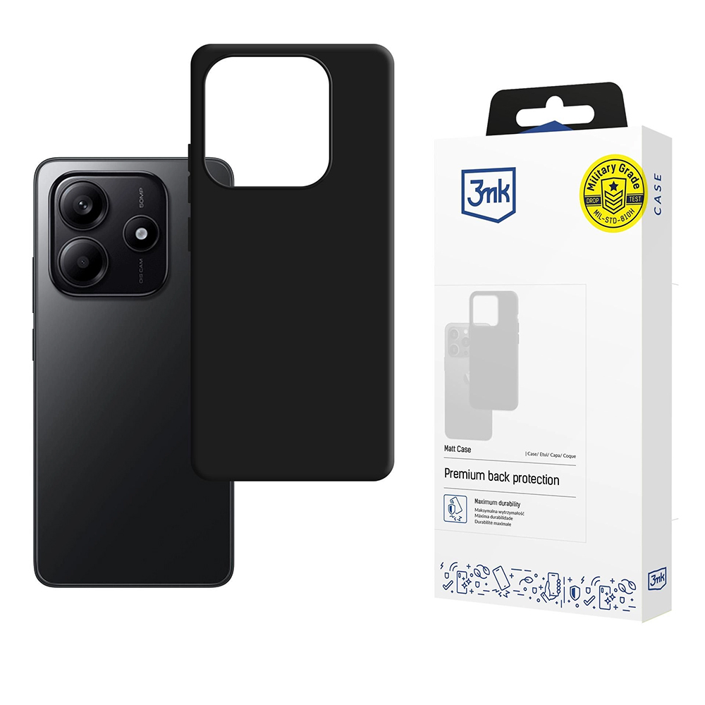 Levně 3mk Matt Case pro Xiaomi Redmi Note 14 4G (Standard) černý
