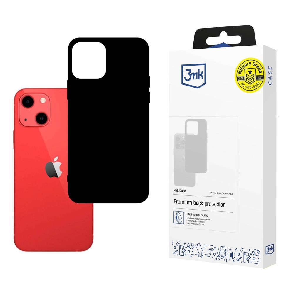 Levně 3mk Matt Case pro iPhone 13 černý