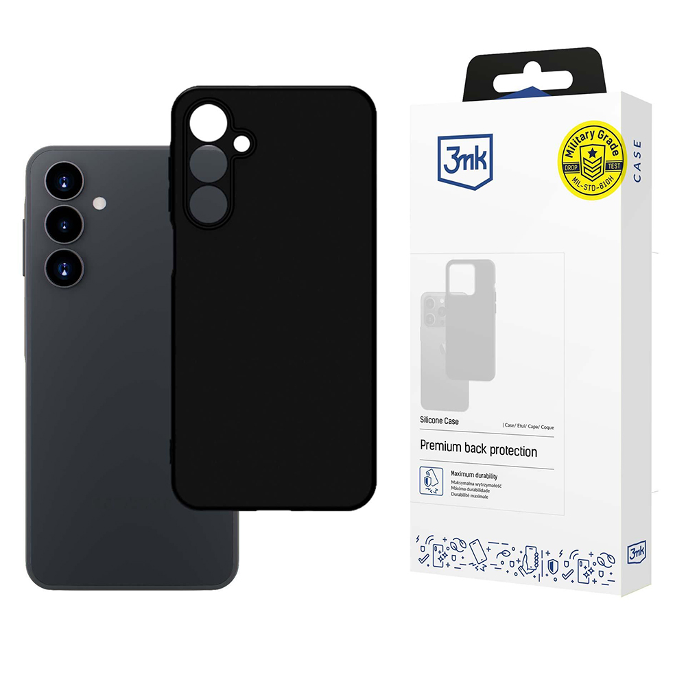 Levně 3mk Silicone Case pro Samsung Galaxy A16 4G / A16 5G černý