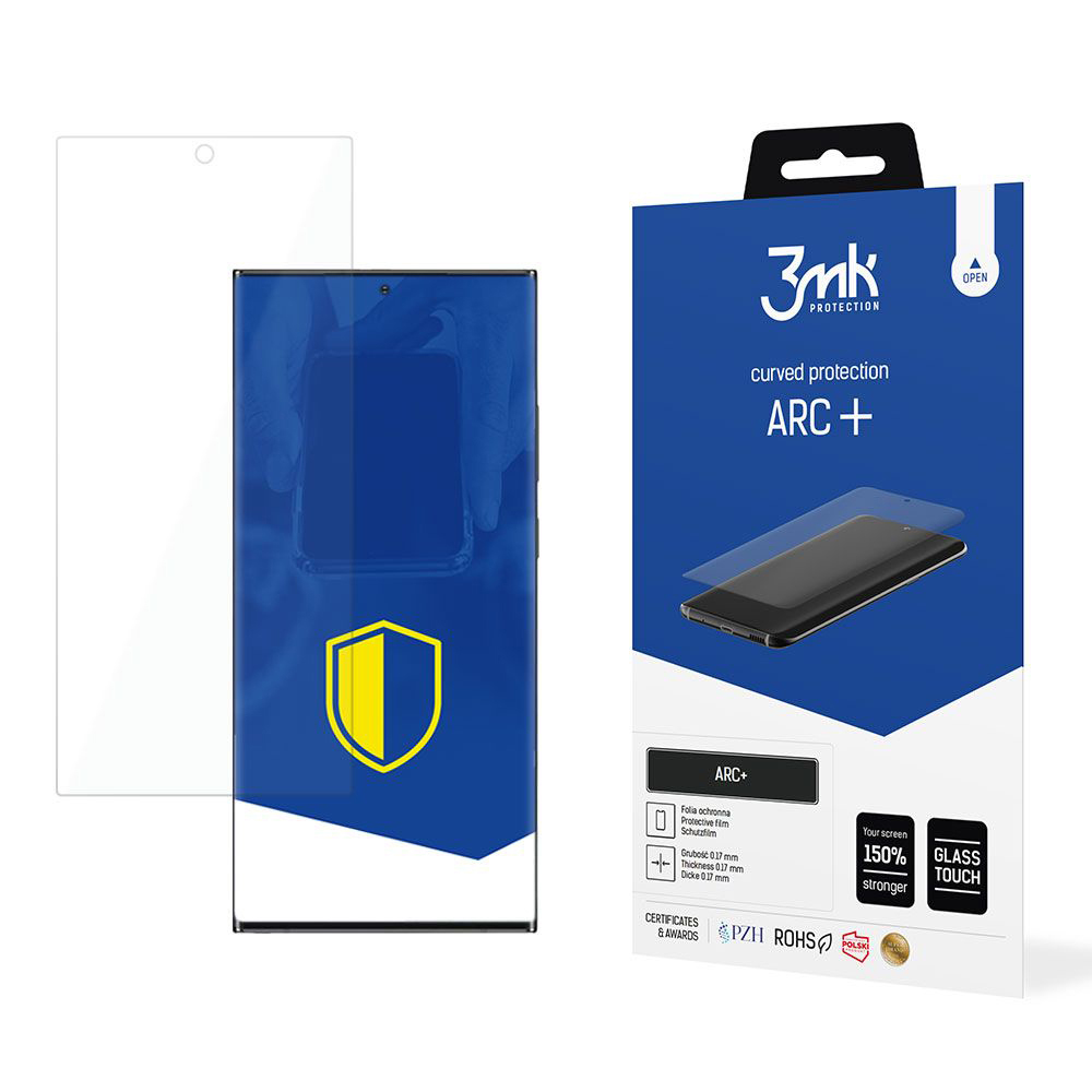 Ochranná fólie 3mk ARC+ Samsung Galaxy S22 Ultra 5G čirá